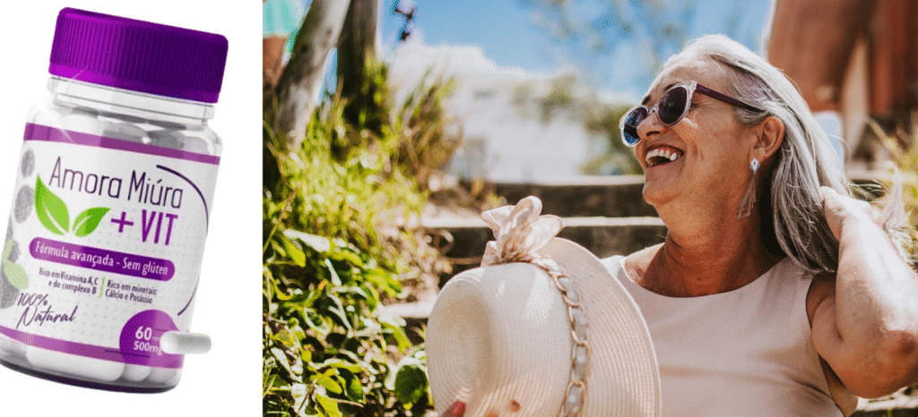 Amora Miúra + Vit suplemento natural para menopausa"